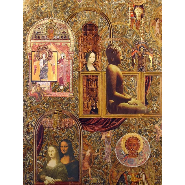 Contemporary Mary Helen Horty "Interplay Between Life and Art" Paper Collage/Montage For Sale In Denver - Image 6 of 6