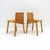 Mid-Century Modern Italian Plywood Dining Chairs in the Style of Scarpa, Italy, 1980 For Sale - Image 3 of 11