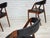 Danish Model 31 Armchairs in Leather and Teak by Kai Kristensen, 1960s, Set of 4 For Sale - Image 4 of 18