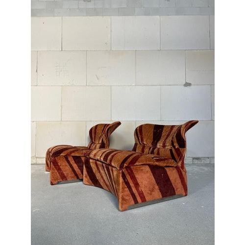 Vintage Lounge Chair by Giovanni Offredi, 1970s For Sale - Image 9 of 9