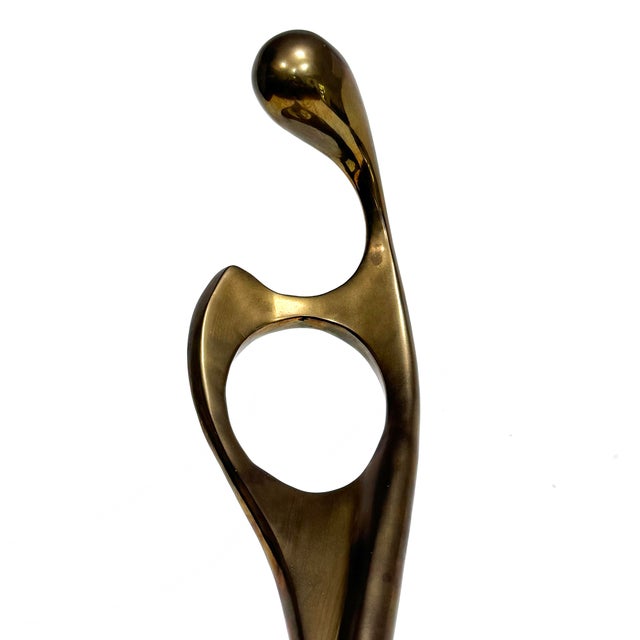 Bronze Biomorphic Abstract Sculpture For Sale - Image 11 of 12
