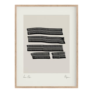 Contemporary Abstract Lines Giclee Print For Sale