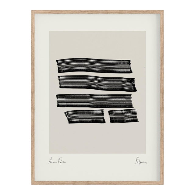 Contemporary Abstract Lines Giclee Print For Sale