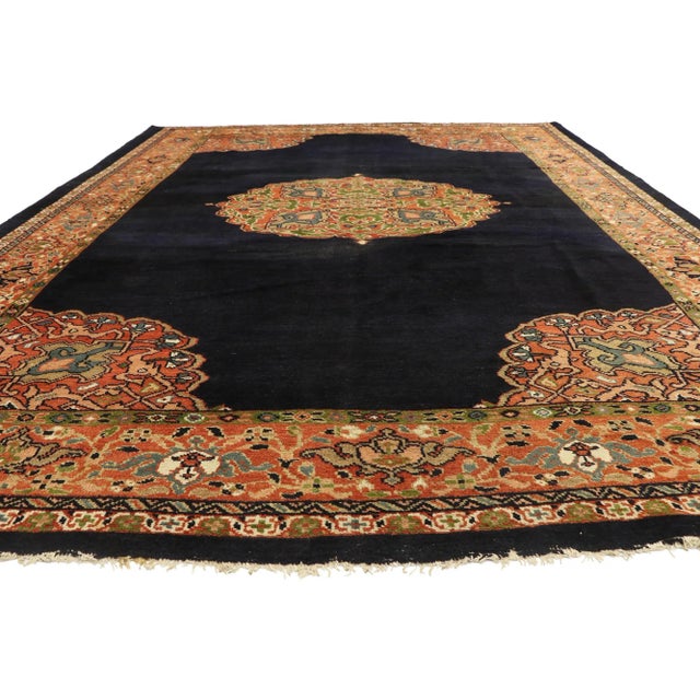 Modern Antique Persian Sultanabad Rug - 09'09 x 13'03 For Sale - Image 3 of 10
