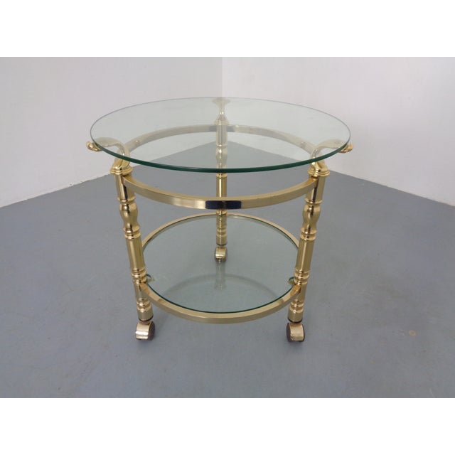 Hollywood Regency Glass Tables, Italy, 1970s, Set of 2 For Sale - Image 17 of 18