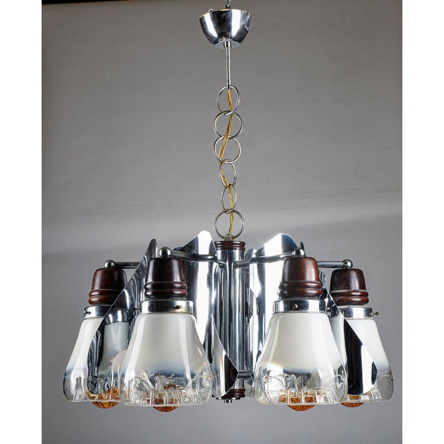 Space Age Murano Glass Chandelier from Mazzega, 1960s-1970s For Sale - Image 11 of 18