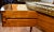 Wood 1910s Antique French Louis XVI Walnut & Marble Top Corner Table With Planters For Sale - Image 7 of 12