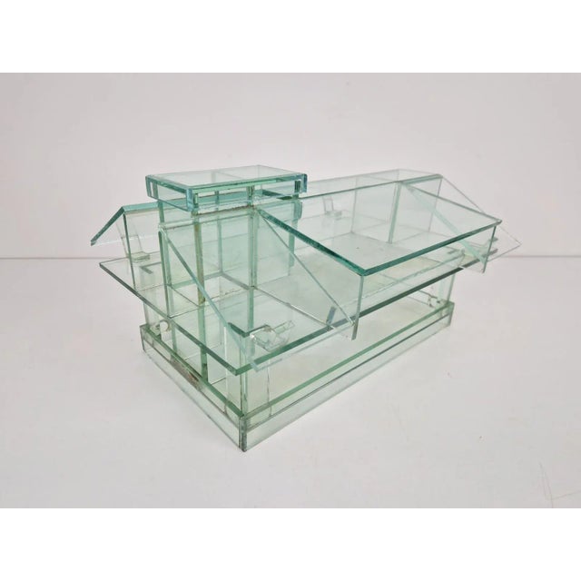 Vintage Modernist Architectural Model of Glass House, 1970s For Sale - Image 8 of 13