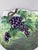 French Country 19th Century Majolica Grapes Wall Platter Longchamp For Sale - Image 3 of 7