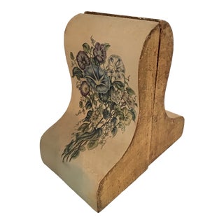 Vintage Florentine Botanical Bookends - a Pair For Sale