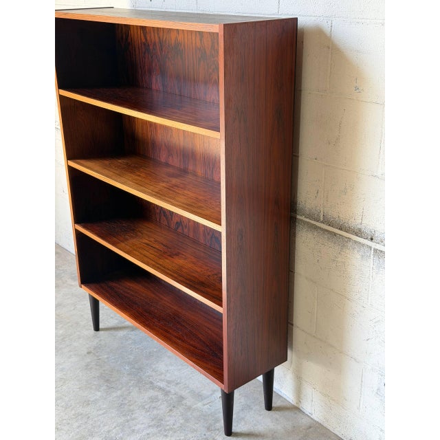 Viby J Rosewood Open Shelf Bookcase Unit Danish Mid-Century Modern 1960s For Sale - Image 10 of 10