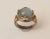 Aquamarine and 18 Karat Gold and Sterling Ring For Sale - Image 4 of 4