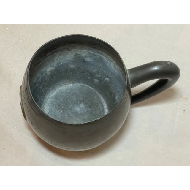 Antique 1904 French Bulldog Kennel Dog Pewter Bronze Trophy Award Mug Caldwell For Sale - Image 10 of 10