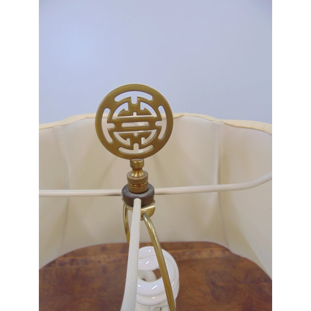 Figurative Maitland Smith Chinese Porcelain Ginger Jar Form Lamp For Sale - Image 3 of 7