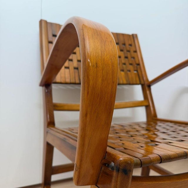 Gelenka Armchairs in Solid Beech Wood, Germany, 1950, Set of 2 For Sale - Image 13 of 18