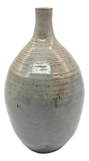 Late 20th Century Studio Pottery Glazed Stoneware Bud Vase