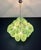 Vintage Italian Green Murano Glass Discs Chandelier, 1990s For Sale - Image 15 of 18