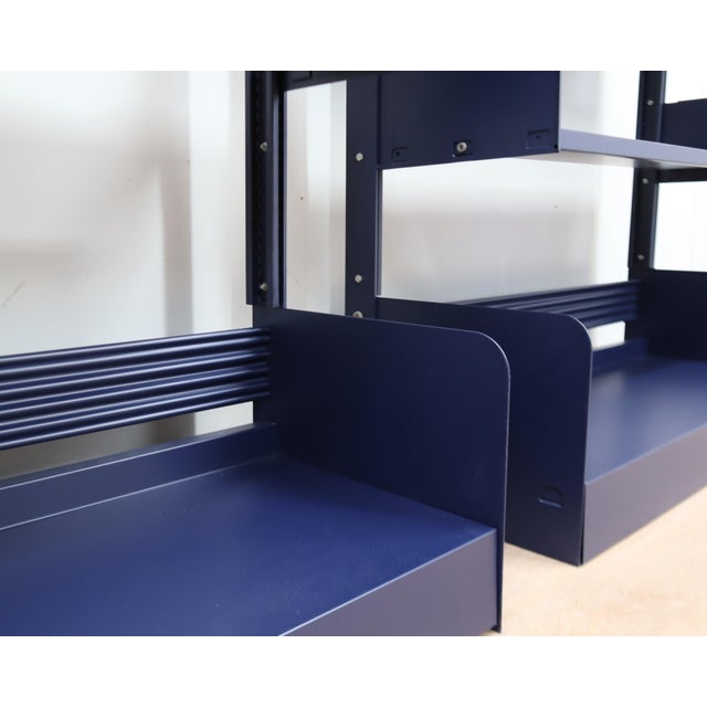 Congresso Modular Metal Bookcase from Lips Vago, 1970s, Set of 2 For Sale - Image 12 of 18