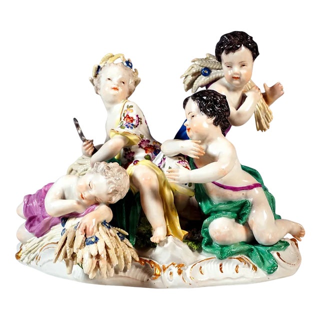 Cupid Group by J.J. Kaendler for Meissen, 1760 For Sale