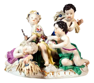 Cupid Group by J.J. Kaendler for Meissen, 1760