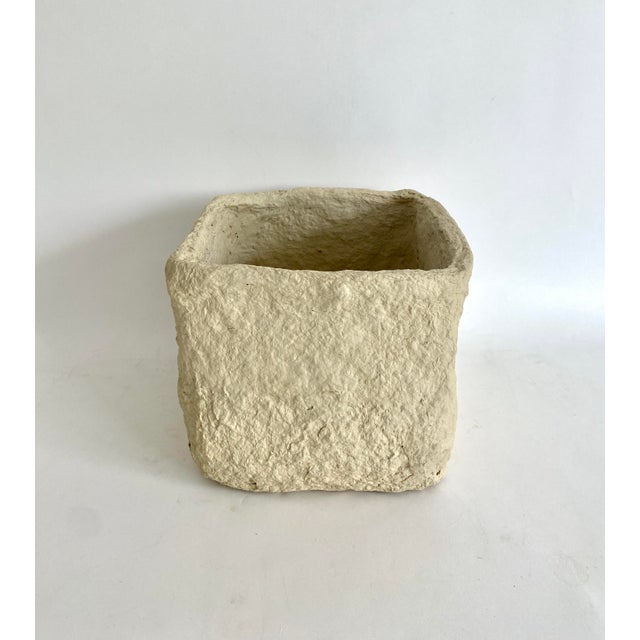 Paper Handcrafted Paper Mache Oblong Bowl For Sale - Image 7 of 10