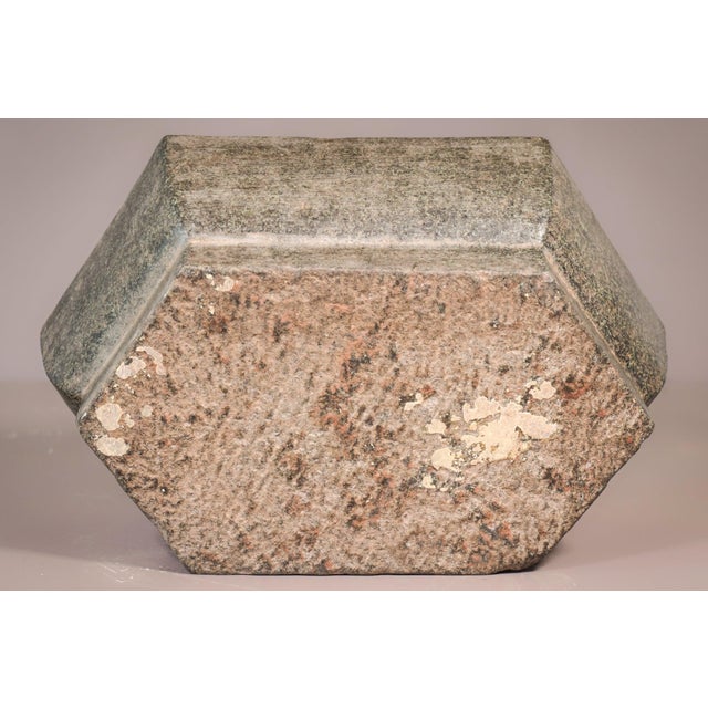 Early Antique Eastern Carved Stone Bowl For Sale - Image 14 of 15