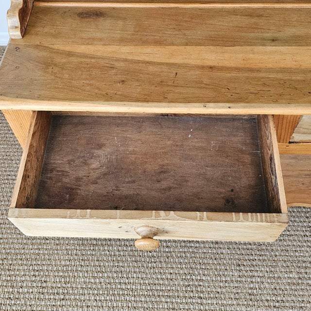 Wood Antique English Pine Welsh Dresser - Circa 1890 For Sale - Image 7 of 14