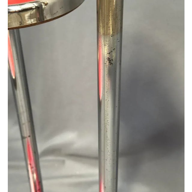 Chrome Flower Stand H 54 by Jindřich Halabala for Up Závody, 1930s For Sale - Image 9 of 13