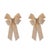 Kenneth Ludwig Chicago Glittered Velvet Bow Ornament (Set of 2) For Sale - Image 4 of 4
