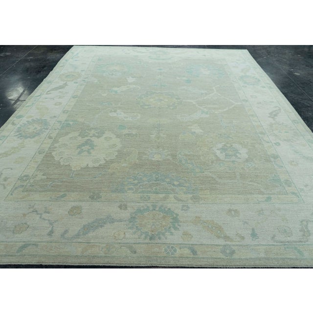 Early 21st Century Turkish Oushak Rug 9'2" x 12'5" #19354 For Sale - Image 5 of 8