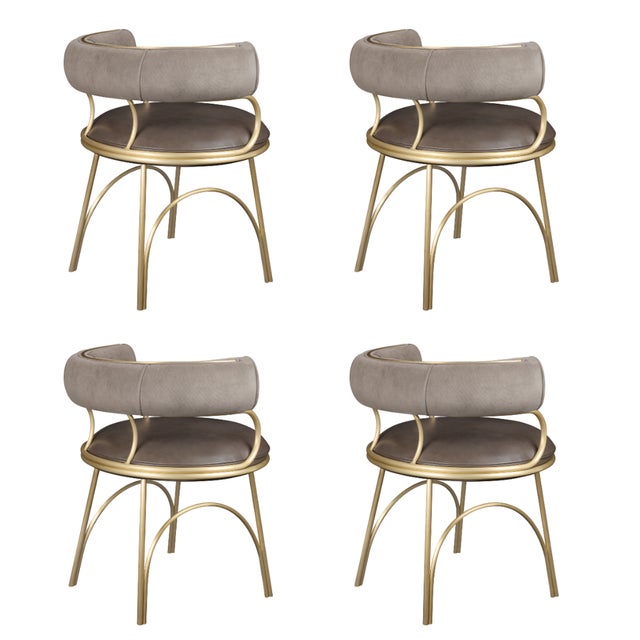 Austin Dining Chairs by Porus Studio, Set of 4 For Sale - Image 14 of 14