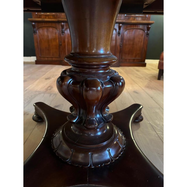 Antique Dining Table in Mahogany For Sale - Image 6 of 9