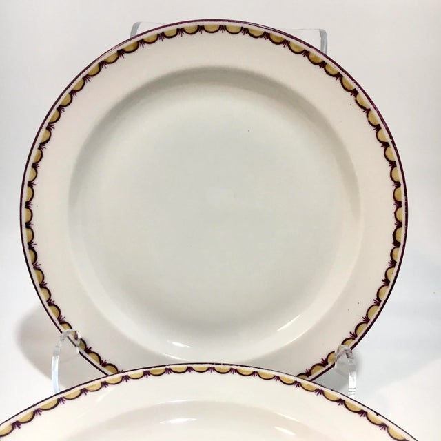 1930s German 1930s Hand Painted Plates - Set of 4 For Sale - Image 5 of 9