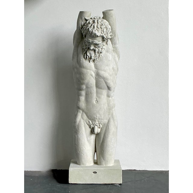 Mid 19th Century Atelier De Moulages Plaster Cast of Marsyas – Grand Tour Sculpture For Sale - Image 5 of 11