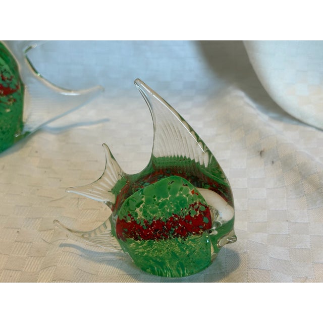 Set of Four Mid 20th Century Murano Fish For Sale - Image 10 of 18