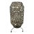 Organic Modern Taupe Woven Rattan Outdoor Floor Lamp For Sale