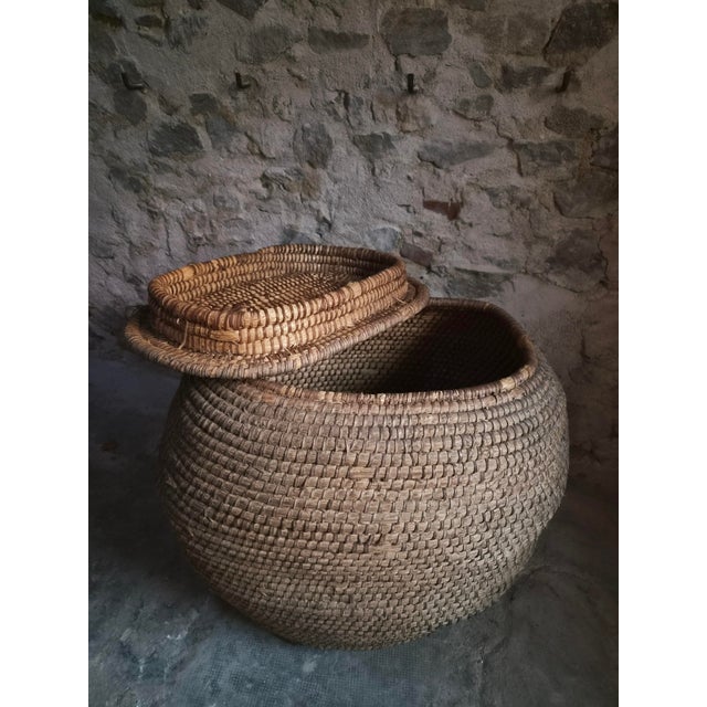 Antique French Grain Basket, 1890s For Sale - Image 9 of 18