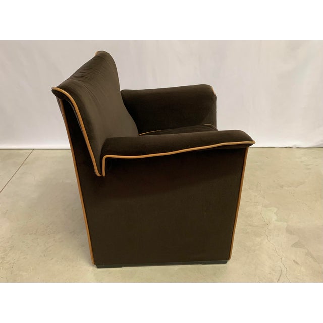 Brown Lauriana Chair by Afra and Tobia Scarpa for B&B Italia, 1970s For Sale - Image 8 of 15