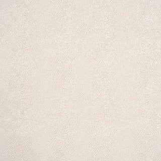 SAMPLE - Schumacher Snakeskin Vinyl Wallpaper In Ivory For Sale