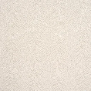 SAMPLE - Schumacher Snakeskin Vinyl Wallpaper In Ivory