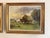 Green John Hutchinson Antique British Oil Paintings Framed Pair For Sale - Image 8 of 12