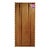 Wood Flora 32 in. W x 69.5 in. H Rectangular Scalloped Rattan Floor Mirror, Honey For Sale - Image 7 of 8