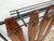 Mid-Century Modern Iron and Teak Wall Coat Rack with Brass Hangers, 1960 For Sale - Image 3 of 10