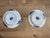 Pair of Antique Samuel Alcock Flow Blue Chinoiserie Plates For Sale - Image 6 of 6