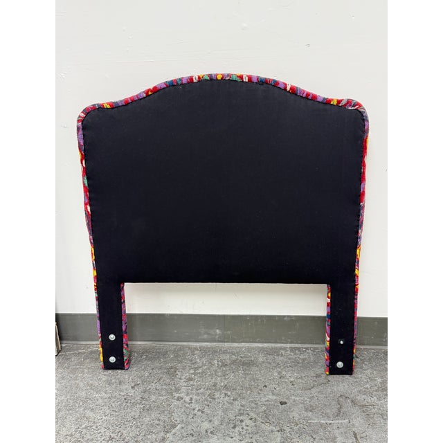 Twin Size Bespoke Ikat Headboard For Sale - Image 12 of 12