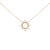 Awaken your everyday with a celestial spark: a radiant starburst pendant traced in polished yellow-gold tone, its open...