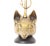 Metal English Brass and Iron Fox Head Door Stop by Peerage, 1920s For Sale - Image 7 of 11