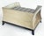 2000 - 2009 Penelope Francis Silver Leaf Dog Bed, Hollywood Regency-Style For Sale - Image 5 of 10