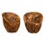 Late 20th Century Rustic Vintage Pair of Root Wood Armchairs with Wraparound Backs For Sale - Image 5 of 12