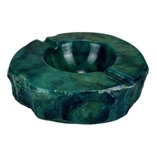 Mid-Century Modern Green Alabaster Ashtray by Romano Bianchi, 1960s For Sale